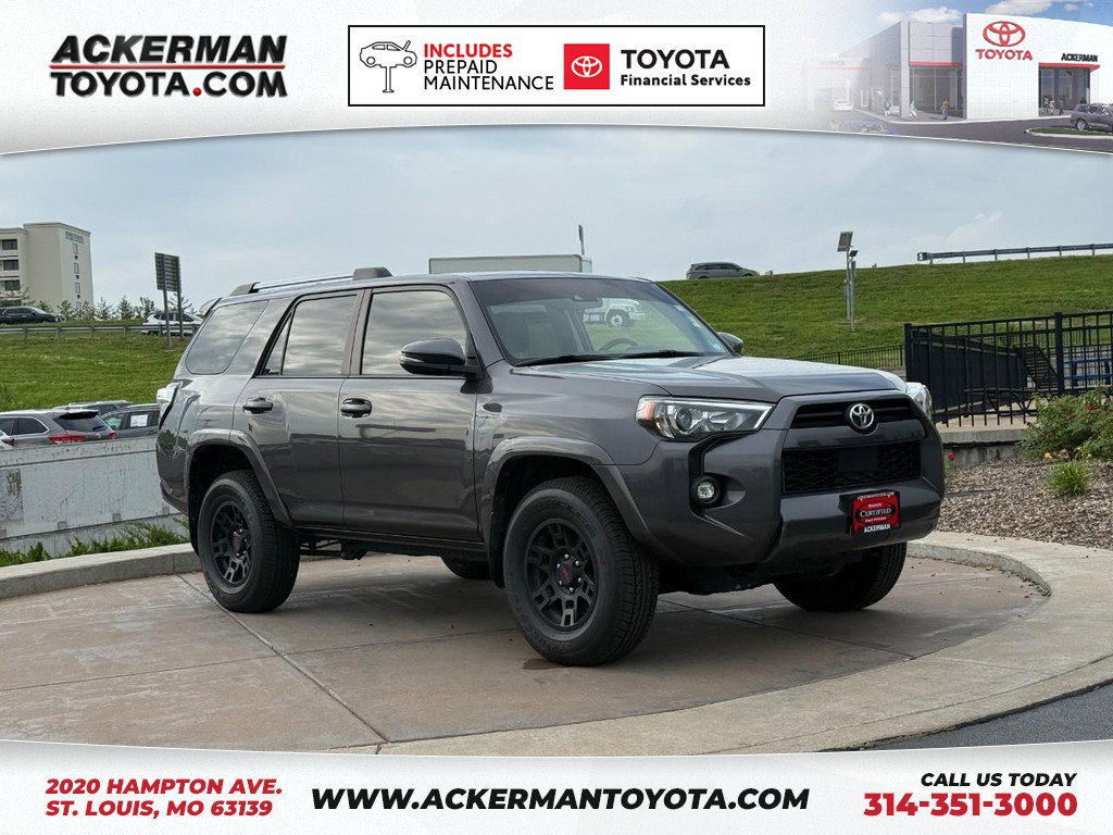 Certified 2022 Toyota 4Runner SR5 Premium w/ Moonroof Package