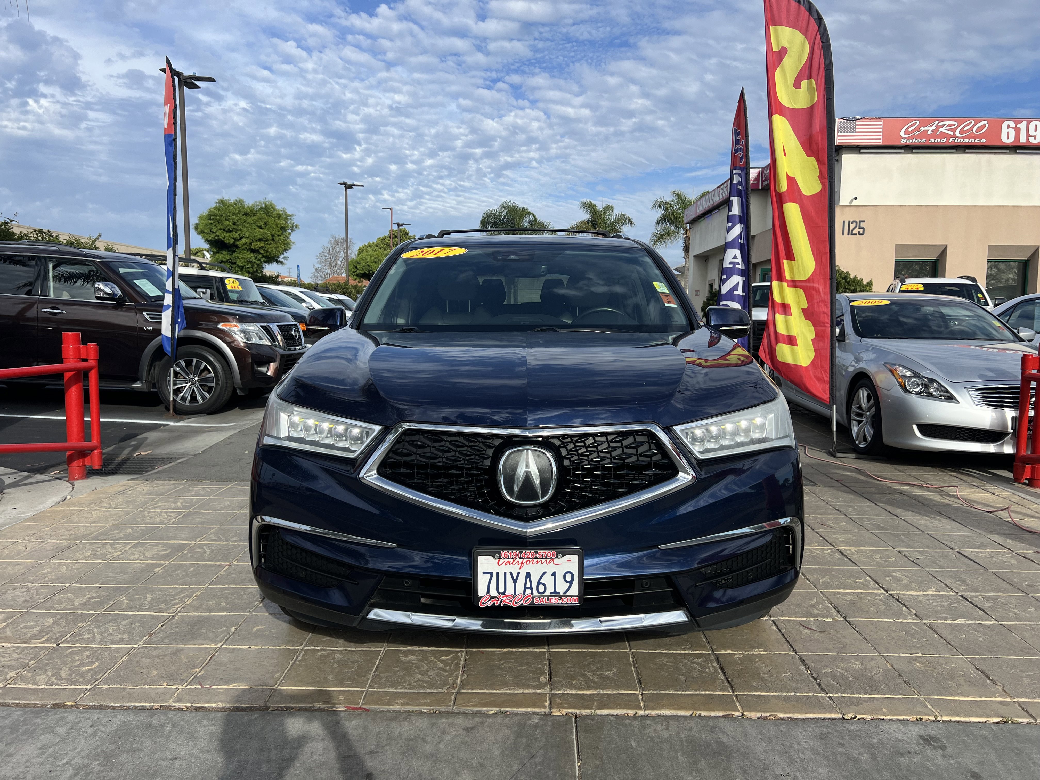Used 2017 Acura MDX SH-AWD SPORT UTILITY 4D image 3