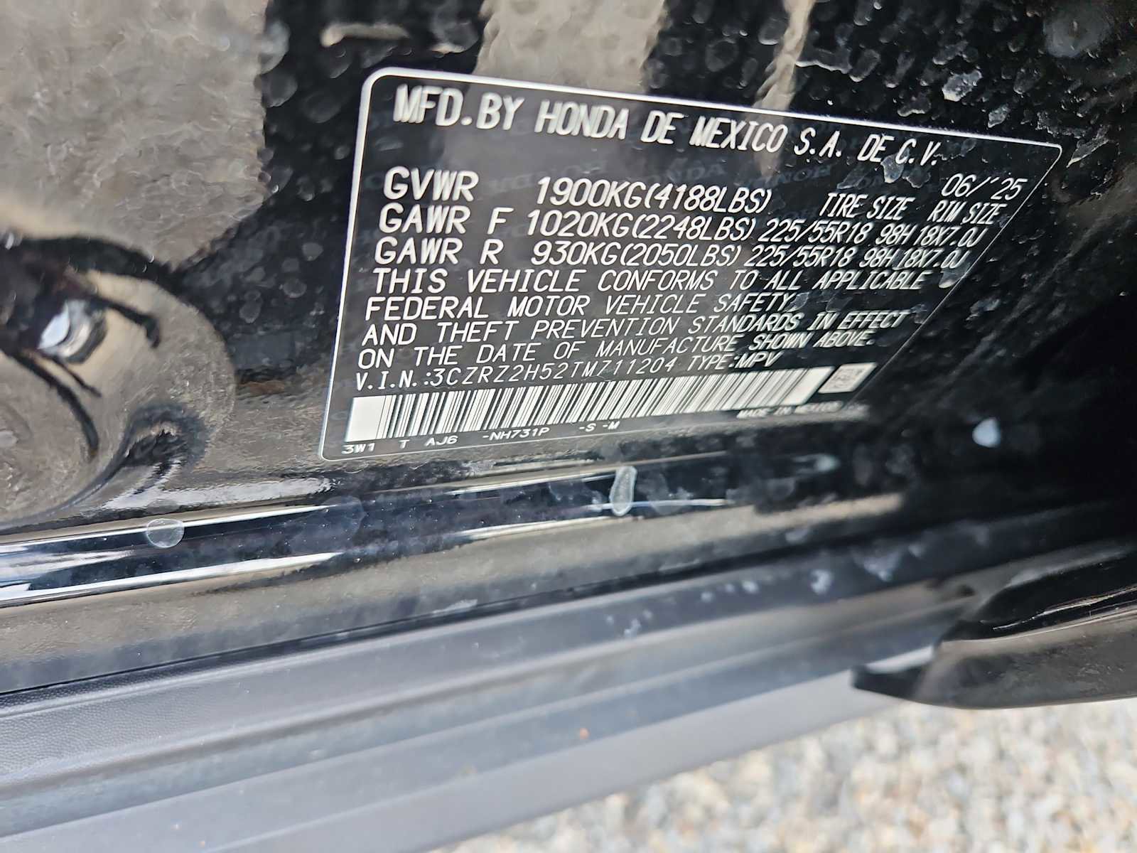 Certified 2026 Honda HR-V Sport image 14