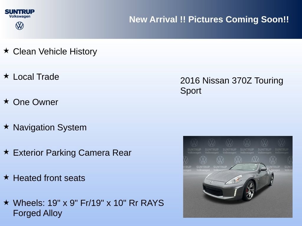 Used 2016 Nissan 370Z Touring Sport image 5