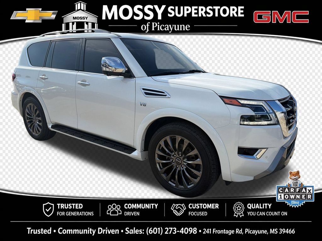 Used 2022 Nissan Armada Platinum w/ Captain's Chairs Package RWD image 9