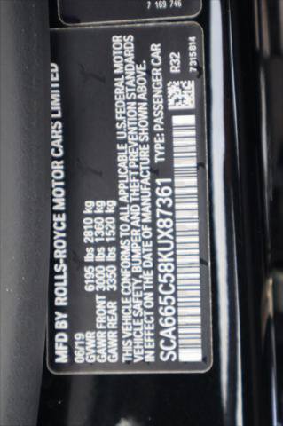 Certified 2019 Rolls-Royce Wraith RWD image 34