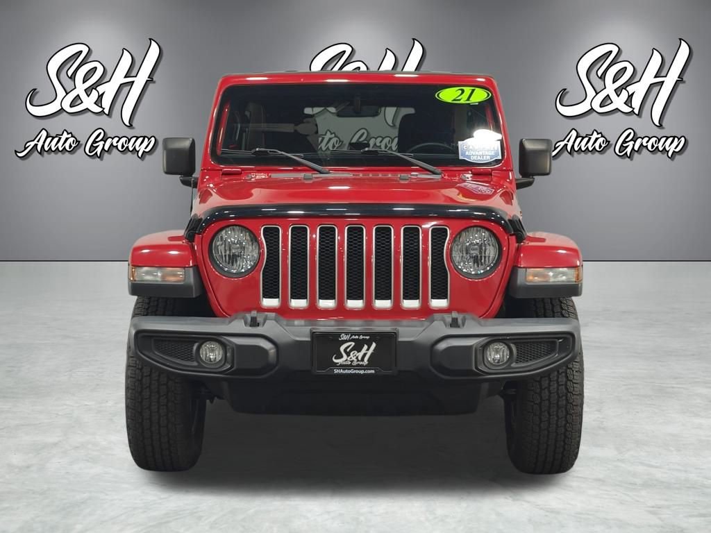 Used 2021 Jeep Wrangler Unlimited Sahara w/ Uconnect 4C Nav & Sound Group image 15