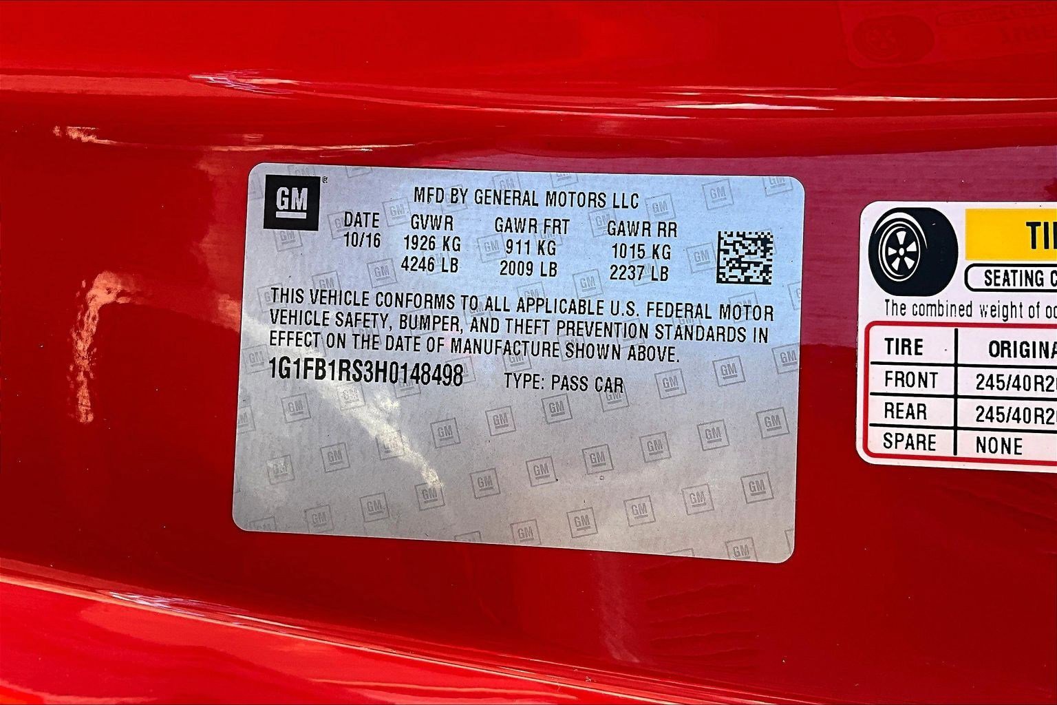 Used 2017 Chevrolet Camaro LT w/ RS Package image 19