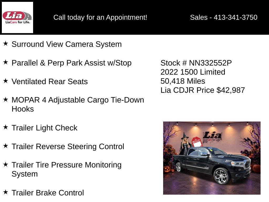 Certified 2022 RAM 1500 Limited AWD/4WD image 26