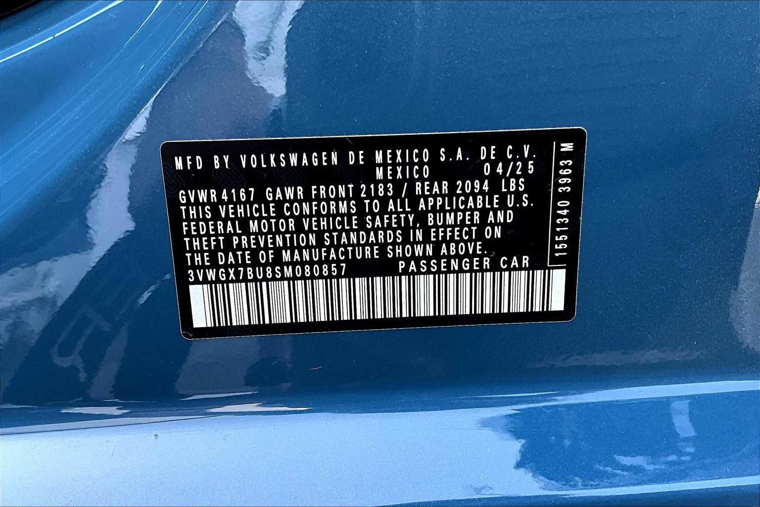 New 2025 Volkswagen Jetta SEL image 33