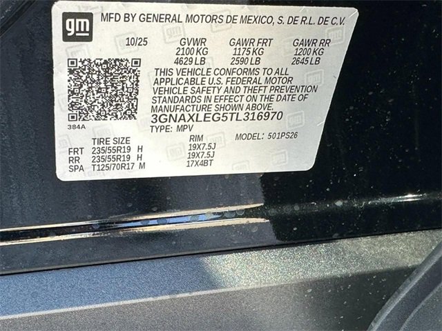 New 2026 Chevrolet Equinox RS image 15