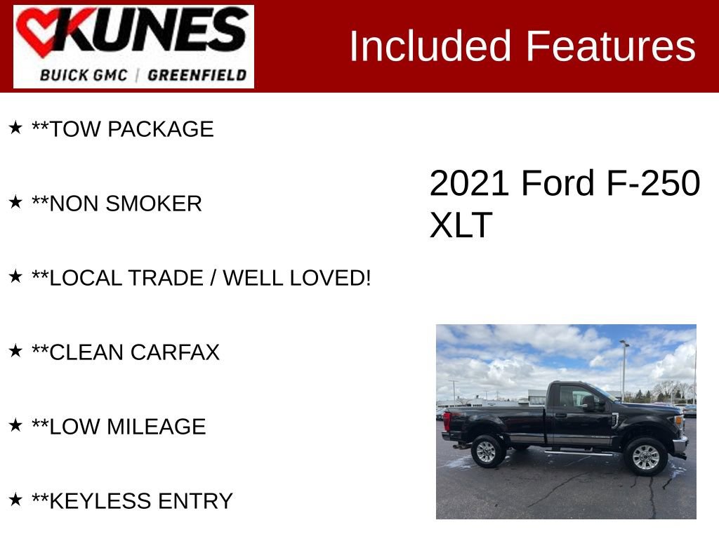 Used 2021 Ford F250 XLT w/ XLT Value Package AWD/4WD image 3