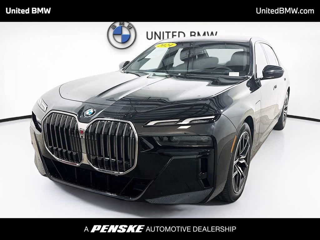 Certified 2024 BMW 750e xDrive w/ Premium Package 2 AWD/4WD image 1