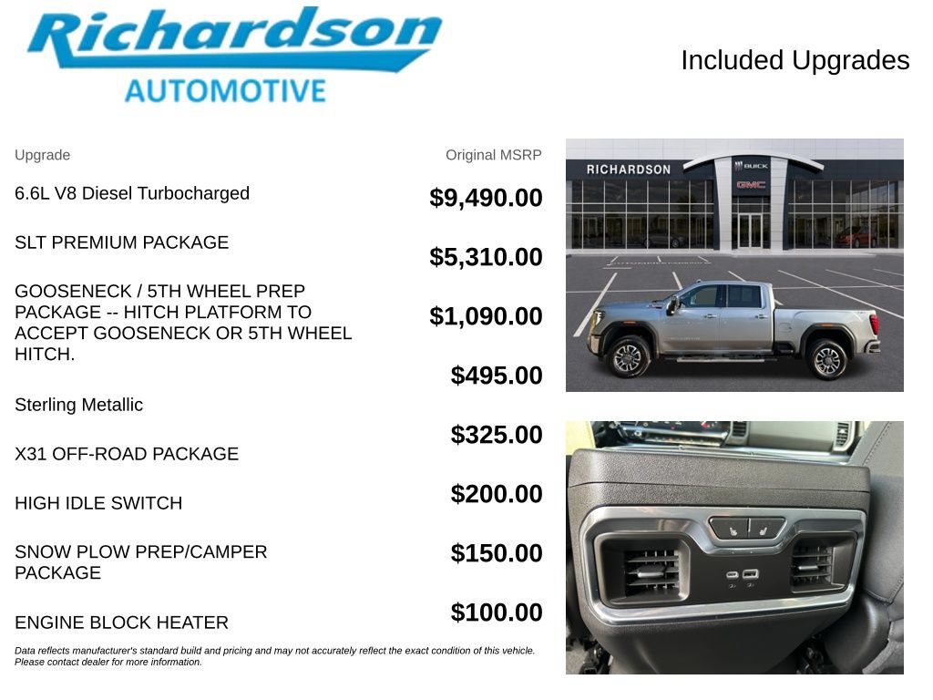 Used 2024 GMC Sierra 2500 SLT w/ SLT Premium Package AWD/4WD image 6