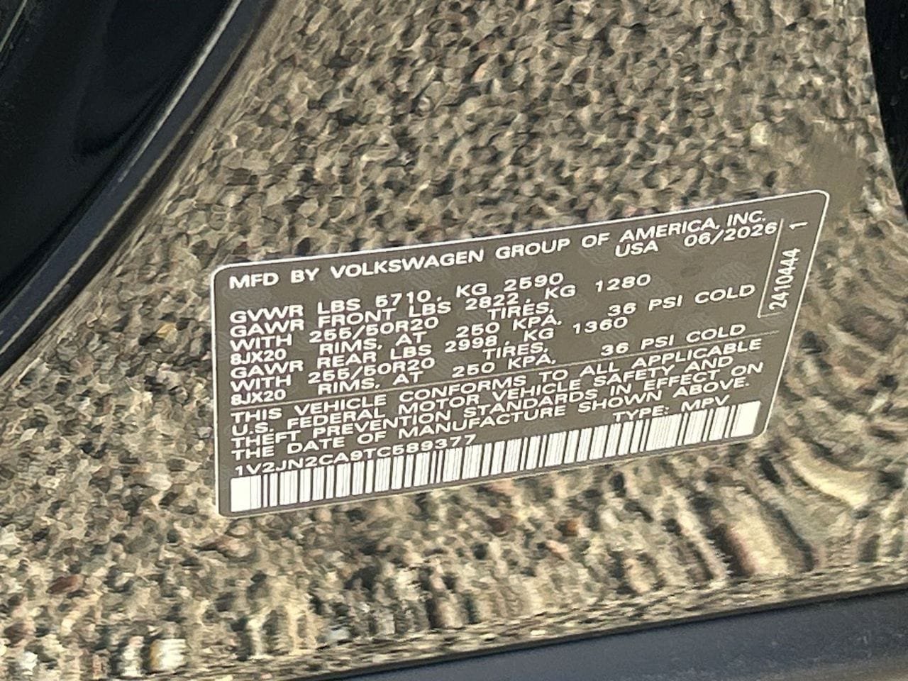 New 2026 Volkswagen Atlas SE FWD image 28