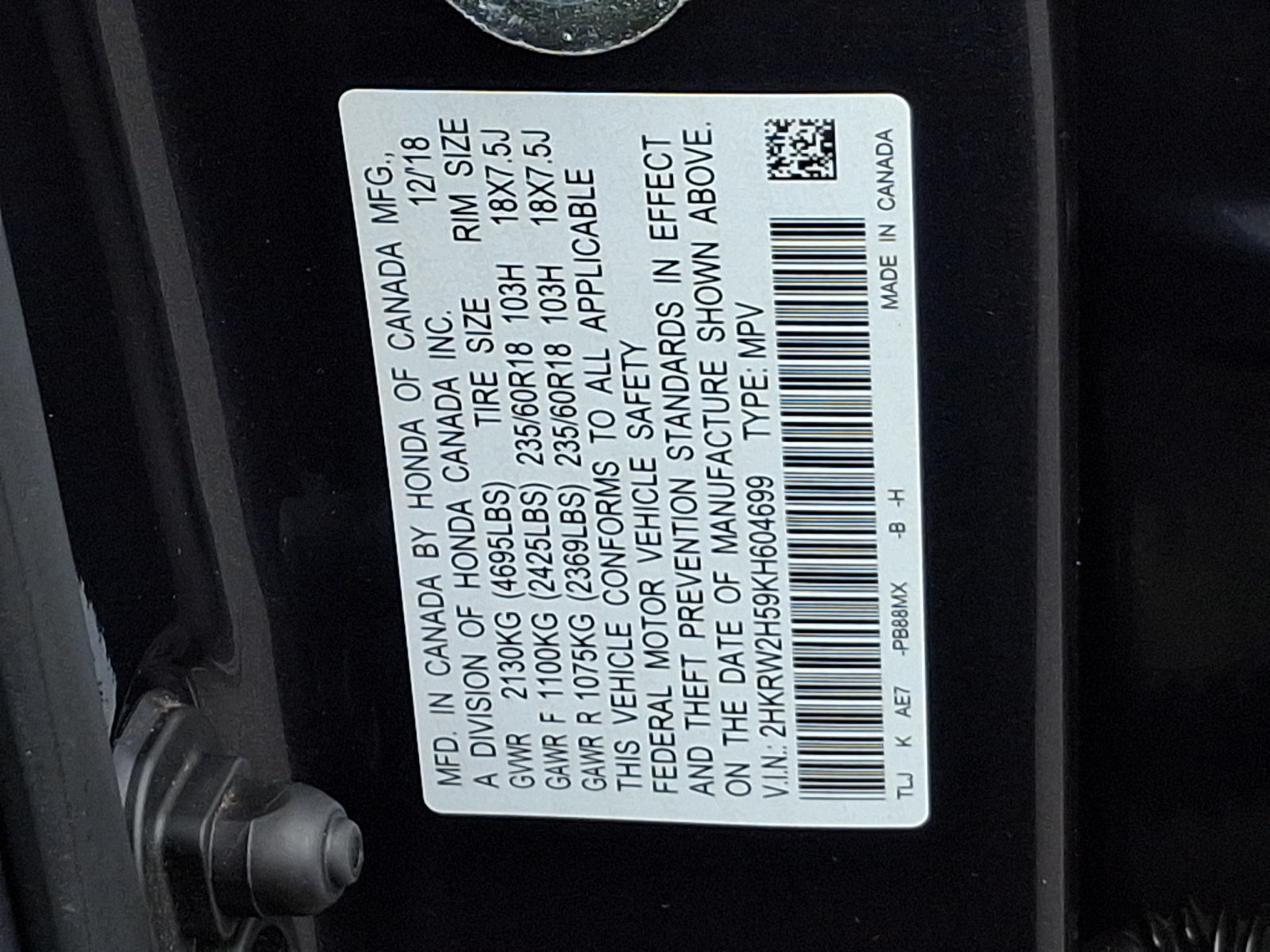 Used 2019 Honda CR-V EX image 26