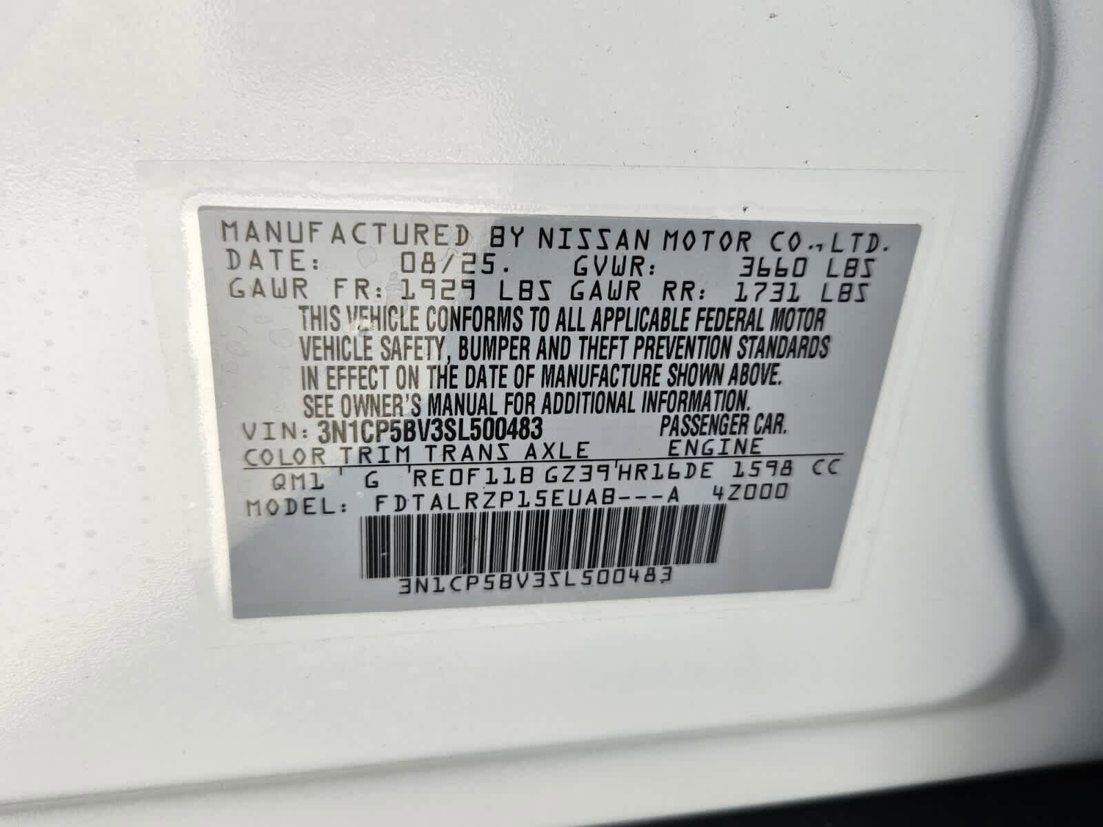 New 2025 Nissan Kicks Play S image 7