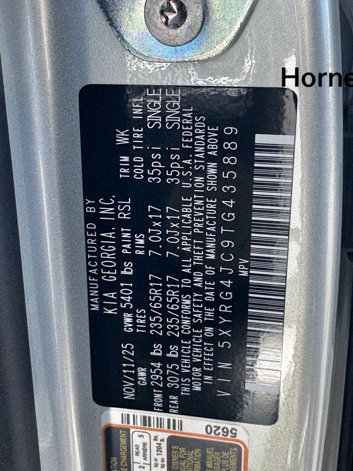 New 2026 Kia Sorento LX image 21