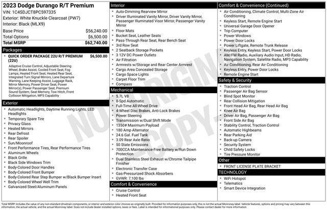 Used 2023 Dodge Durango R/T image 44