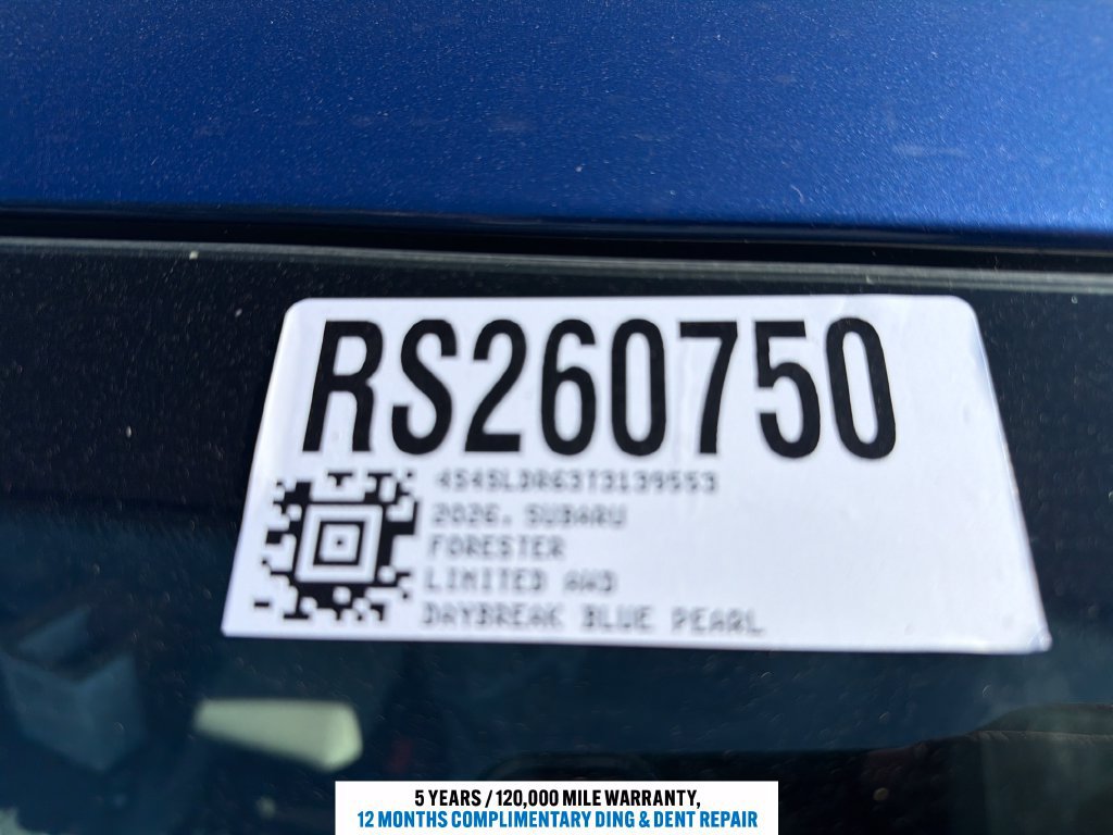 New 2026 Subaru Forester Limited AWD/4WD image 12
