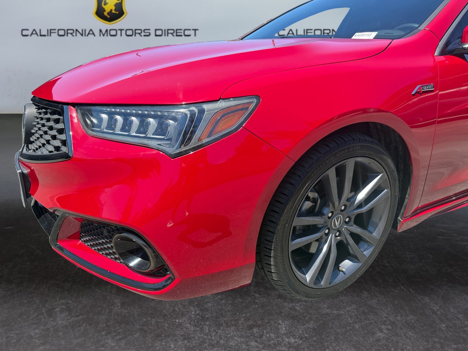 Used 2019 Acura TLX w/ Technology & A-SPEC Package FWD image 9