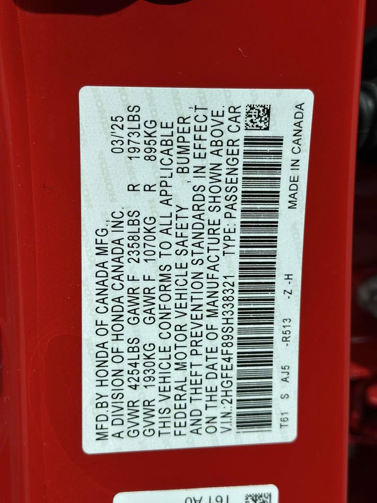 Certified 2025 Honda Civic Sport image 30