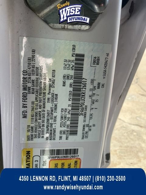 Used 2019 Ford Fusion SE FWD image 27