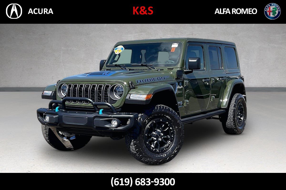 Used 2023 Jeep Wrangler Unlimited Rubicon 4xe AWD/4WD image 1