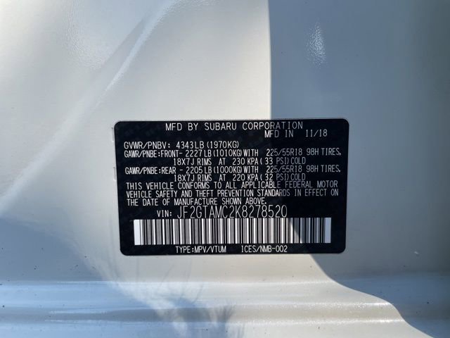 Used 2019 Subaru Crosstrek 2.0i Limited w/ Moonroof Package AWD/4WD image 27