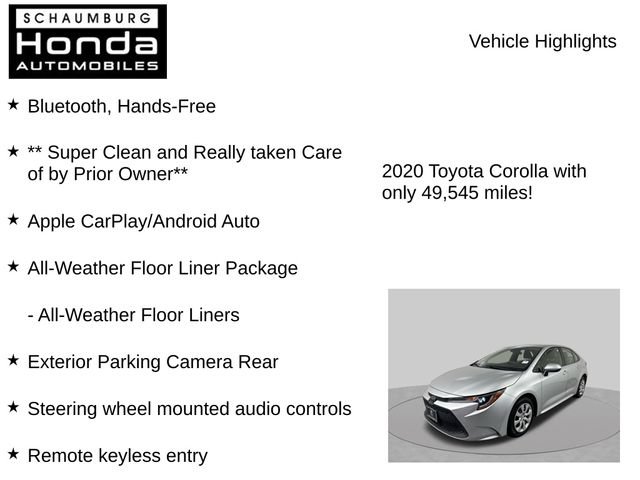 Used 2020 Toyota Corolla LE FWD image 7