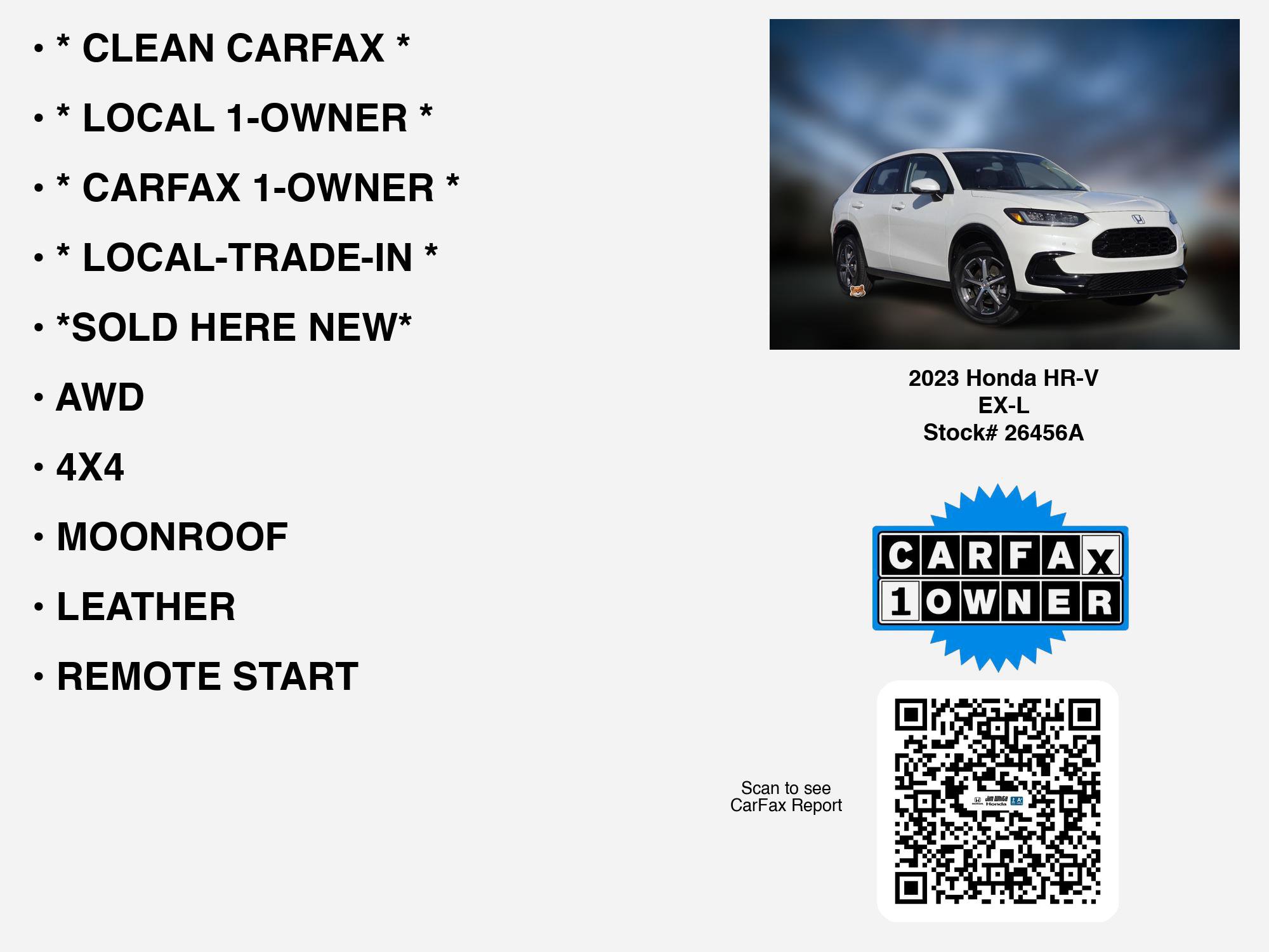 Certified 2023 Honda HR-V EX-L image 7