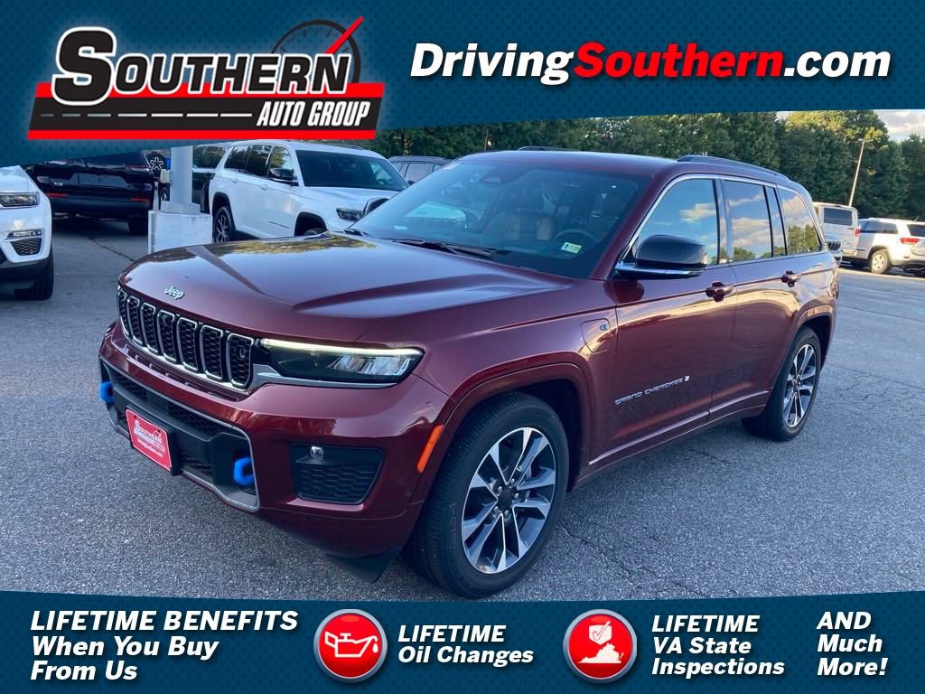 New 2024 Jeep Grand Cherokee Overland w/ Advanced Protech Group III AWD/4WD 360° Tour