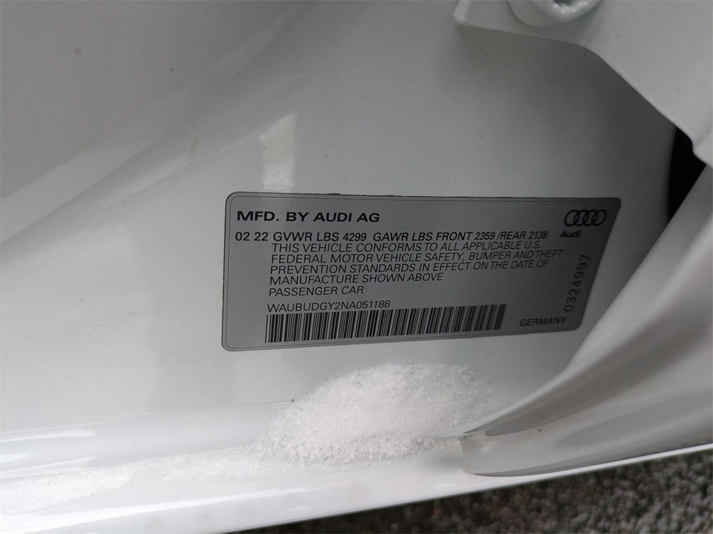 Used 2022 Audi A3 2.0T Premium Plus w/ Premium Plus Package image 36