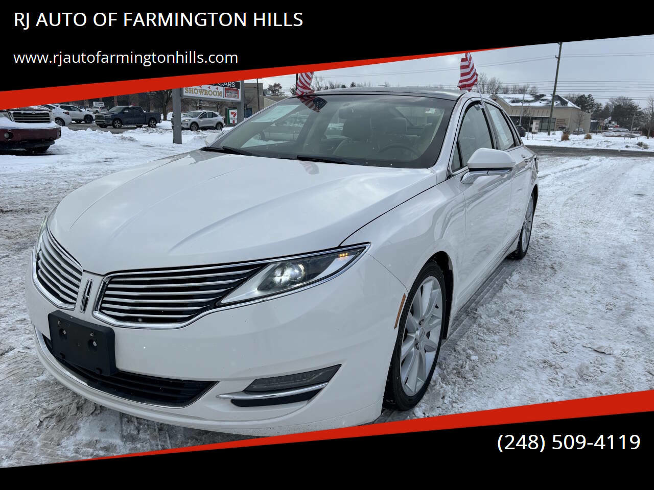 Used 2015 Lincoln MKZ Hybrid w/ Equipment Group 202A Reserve image 1