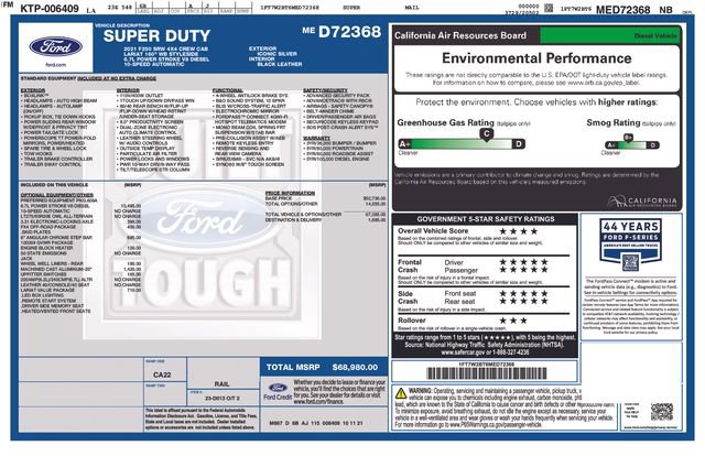 Used 2021 Ford F250 Lariat w/ Lariat Value Package image 2