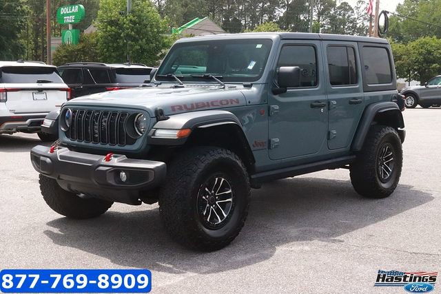 Used 2024 Jeep Wrangler Unlimited Rubicon w/ XTREMEE 35" Tire Package AWD/4WD image 3