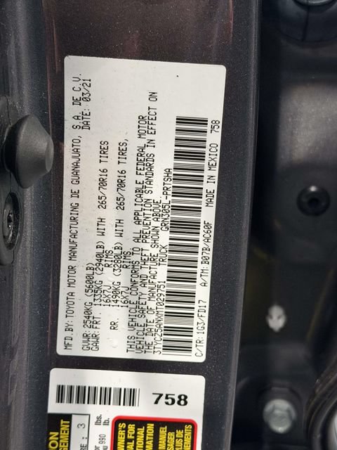 Used 2021 Toyota Tacoma TRD Off-Road AWD/4WD image 24