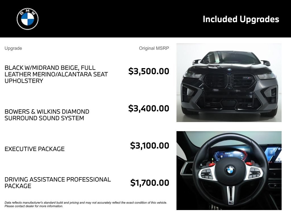 Used 2025 BMW X6 M Competition w/ Executive Package AWD/4WD image 4
