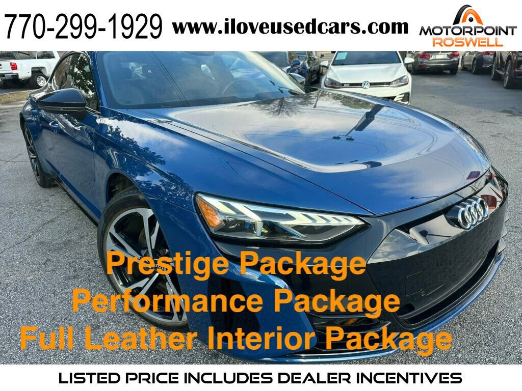 Used 2022 Audi e-tron GT Prestige w/ Prestige Package AWD/4WD image 1