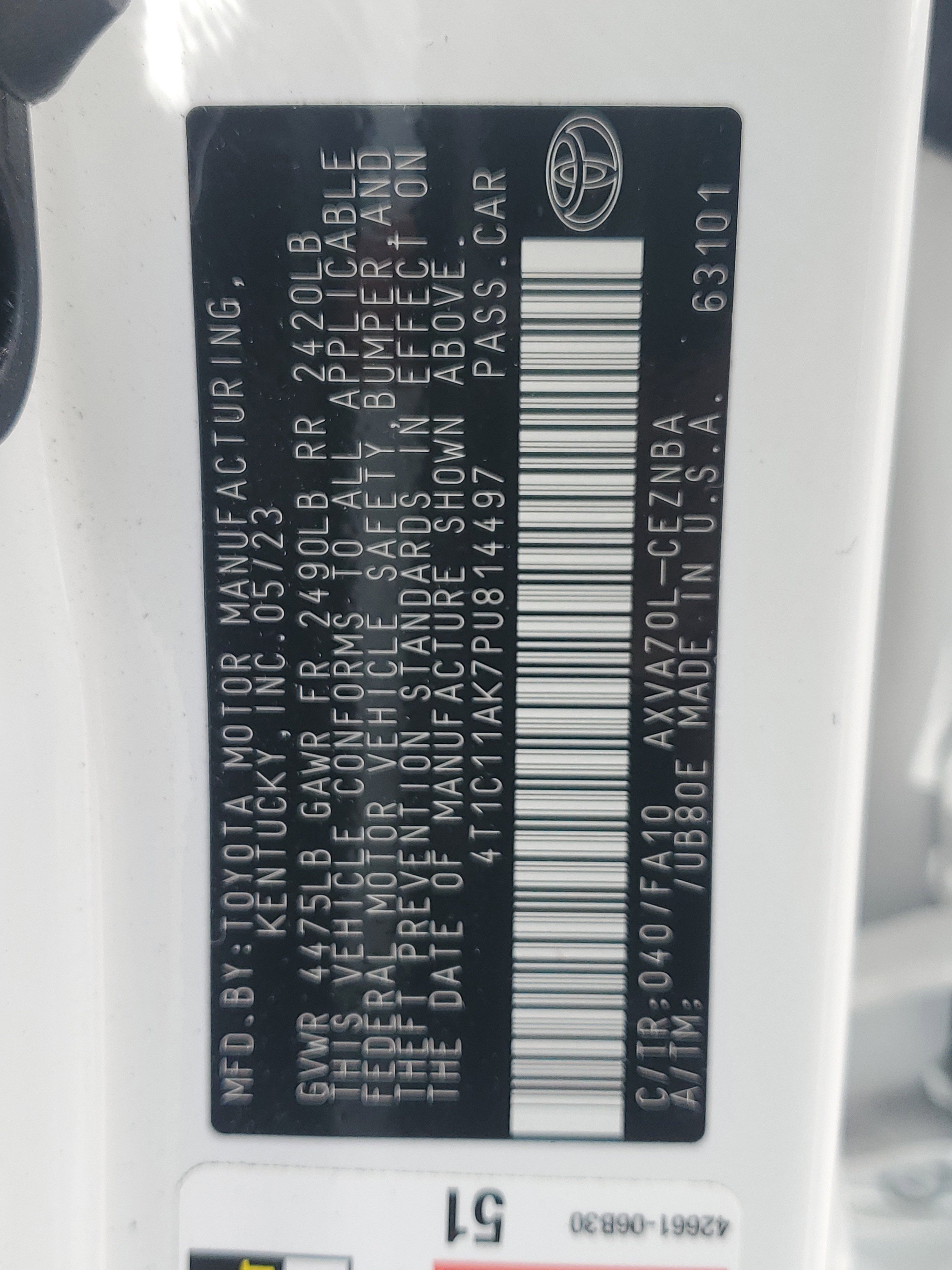 Certified 2023 Toyota Camry LE image 30