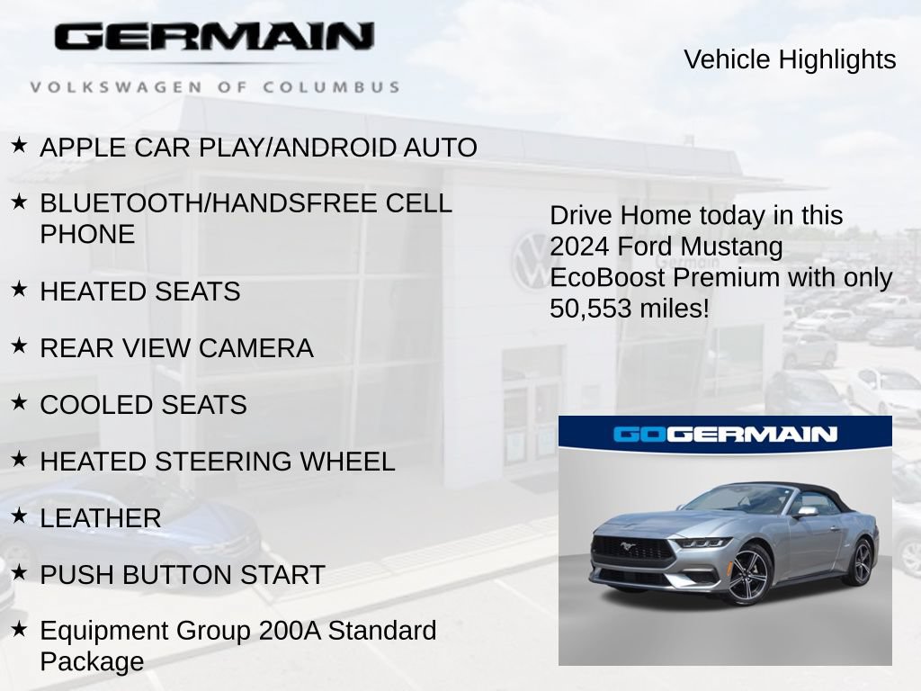 Used 2024 Ford Mustang Premium RWD image 6