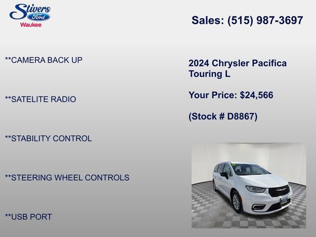 Used 2024 Chrysler Pacifica Touring-L image 21