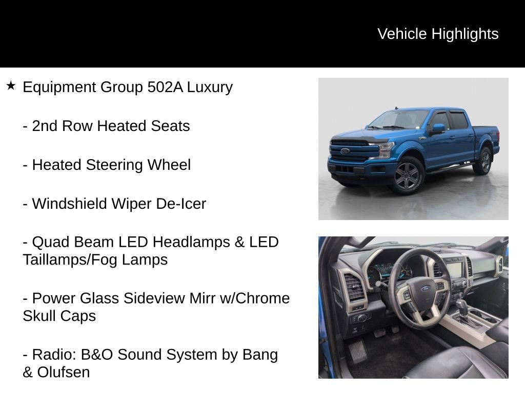 Used 2020 Ford F150 Lariat w/ Equipment Group 502A Luxury image 11