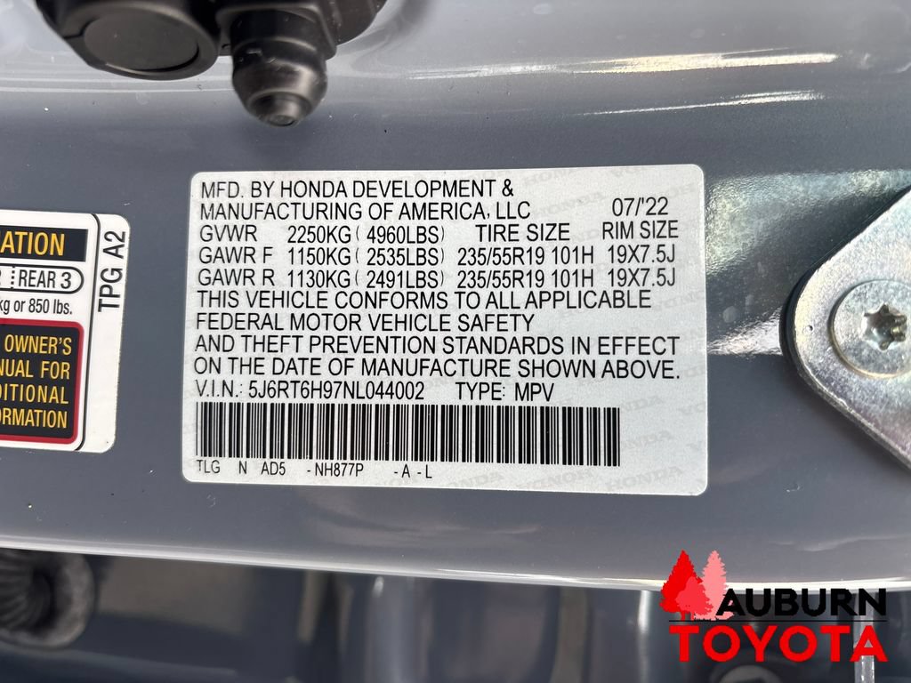 Used 2022 Honda CR-V Touring image 27