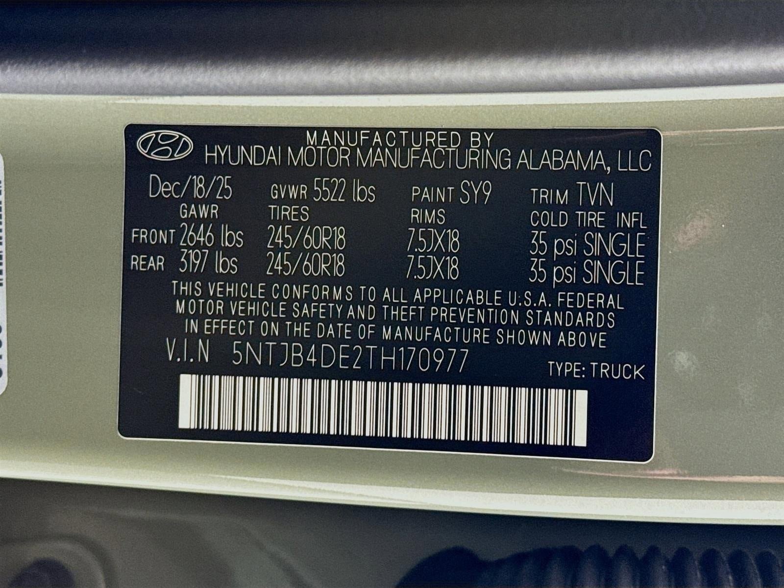 New 2026 Hyundai Santa Cruz SEL FWD image 30