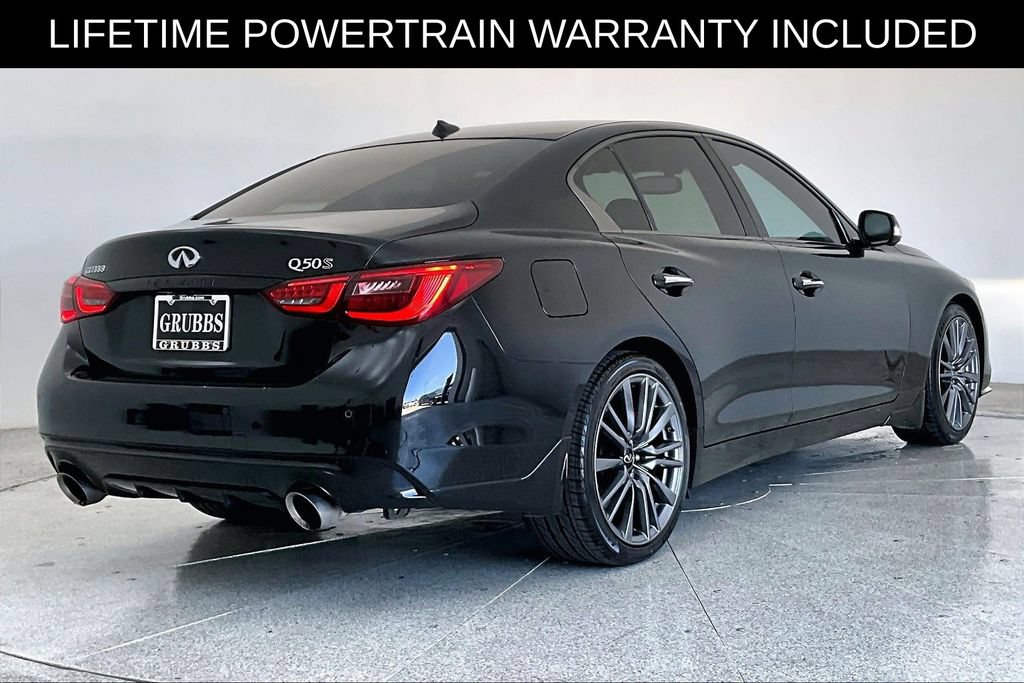Used 2023 INFINITI Q50 Red Sport 400 RWD image 2