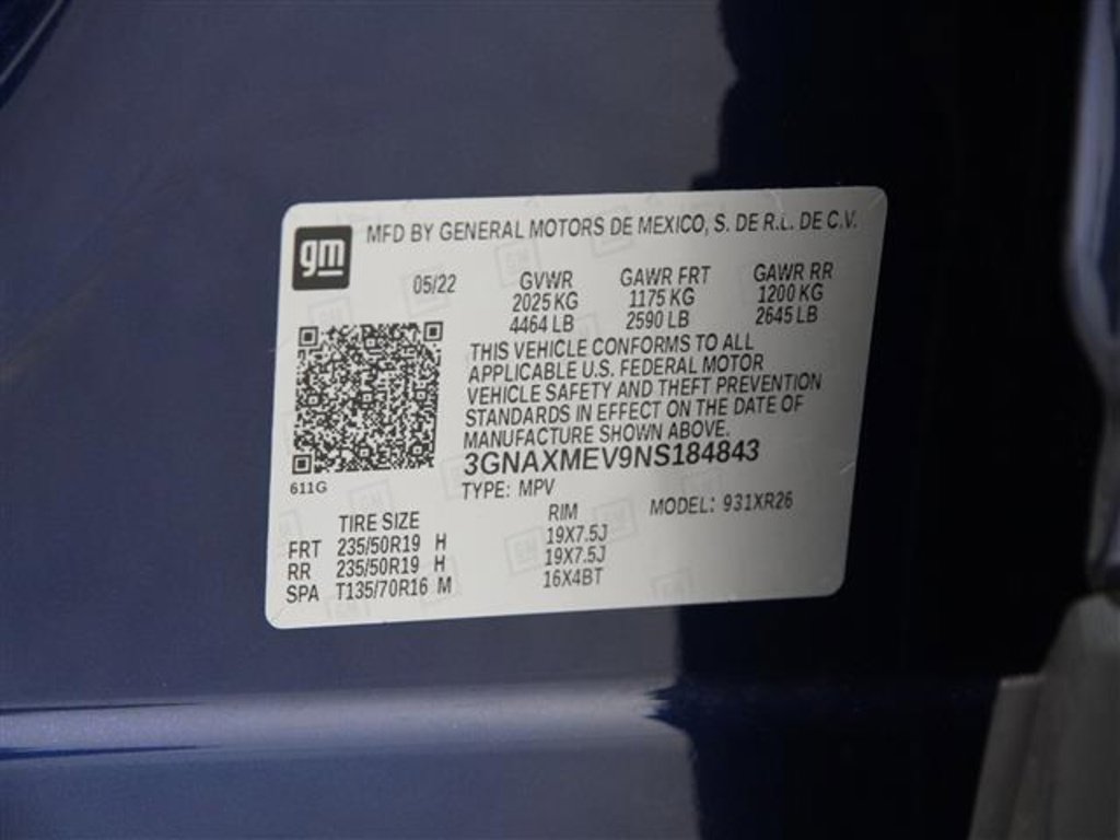 Certified 2022 Chevrolet Equinox RS w/ RS Leather Package image 22