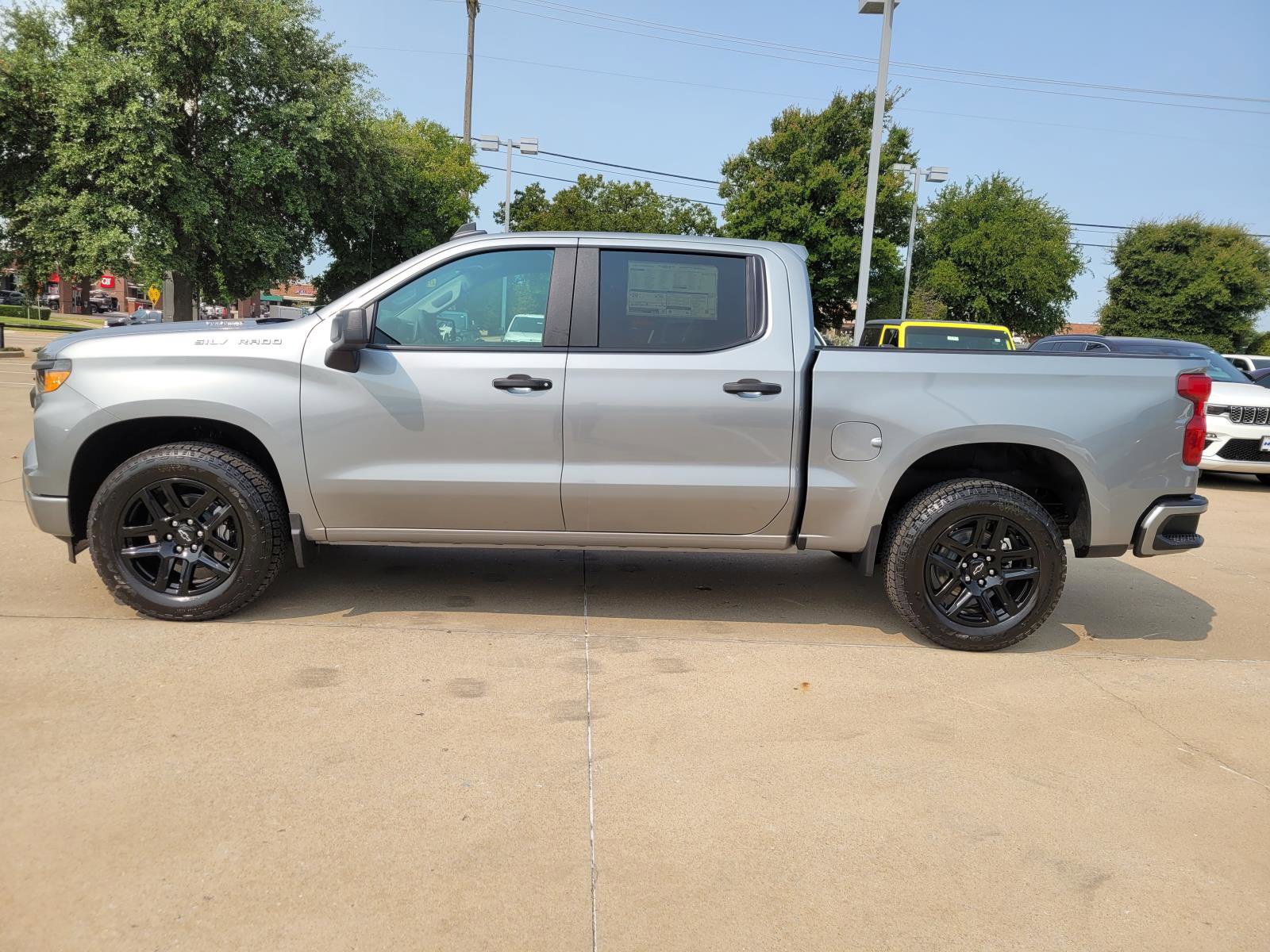 New 2026 Chevrolet Silverado 1500 Custom w/ Turbomax Blackout Package RWD image 2