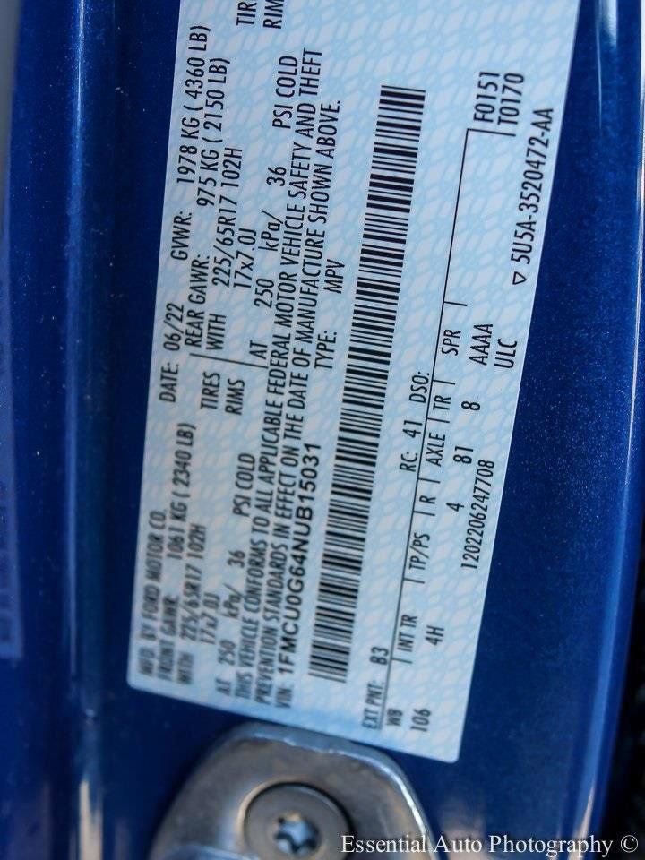 Certified 2022 Ford Escape SE w/ Cold Weather Package image 27