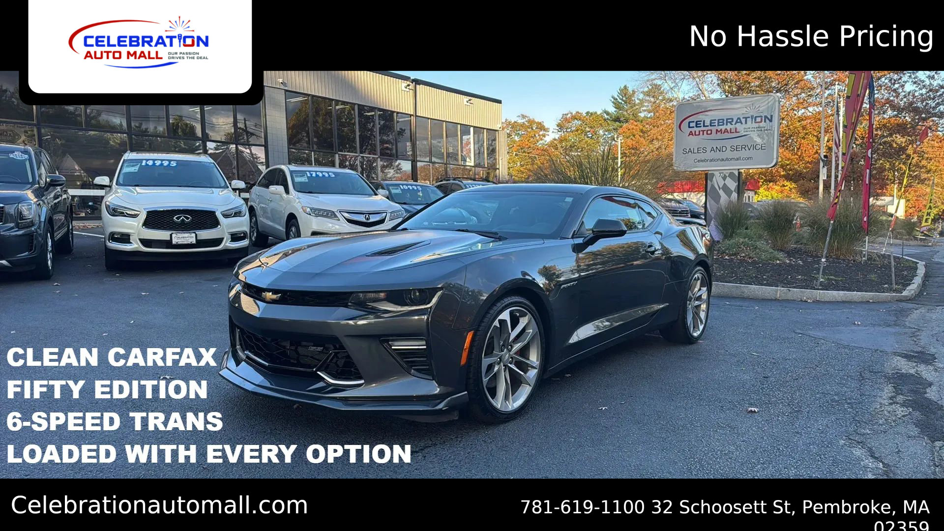 Used 2017 Chevrolet Camaro SS w/ 50th Anniversary Edition