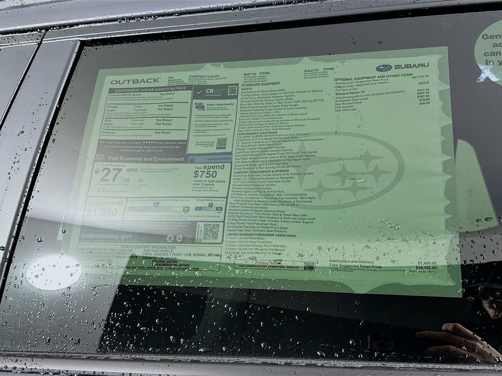 New 2026 Subaru Outback Limited image 12