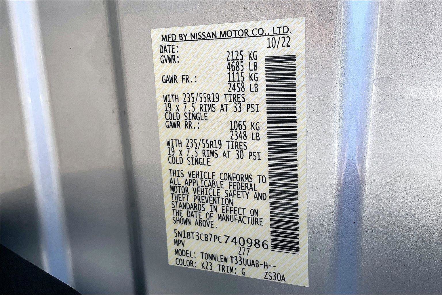 Certified 2023 Nissan Rogue SL w/ SL Premium Package image 35