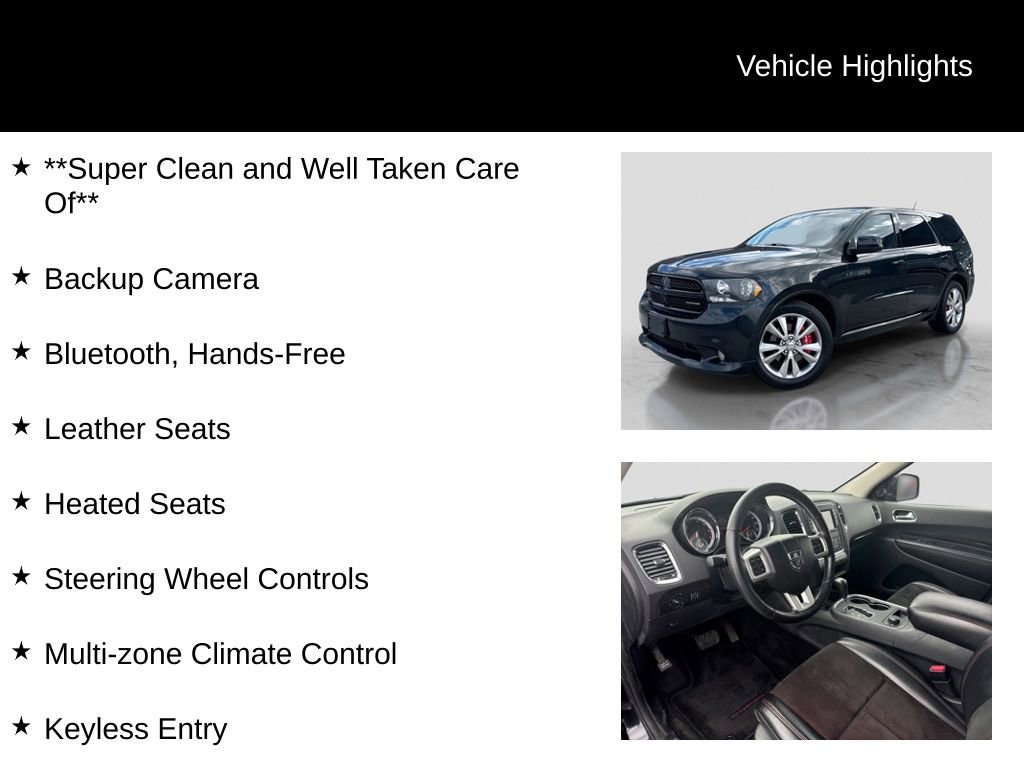 Used 2012 Dodge Durango R/T AWD/4WD image 5