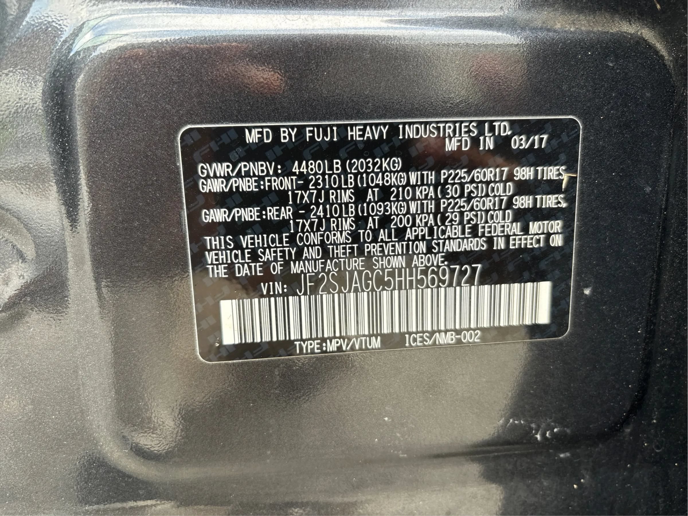 Used 2017 Subaru Forester 2.5i Premium AWD/4WD image 62